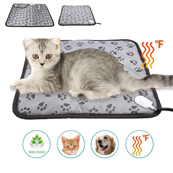 Almofada térmica para cães e gatos, anti-frio e calmante