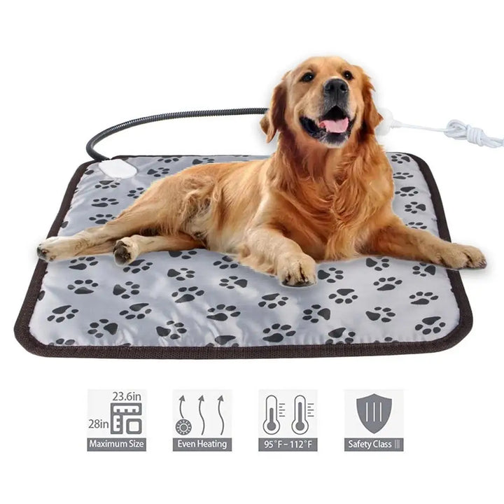 Almofada térmica para cães e gatos, anti-frio e calmante