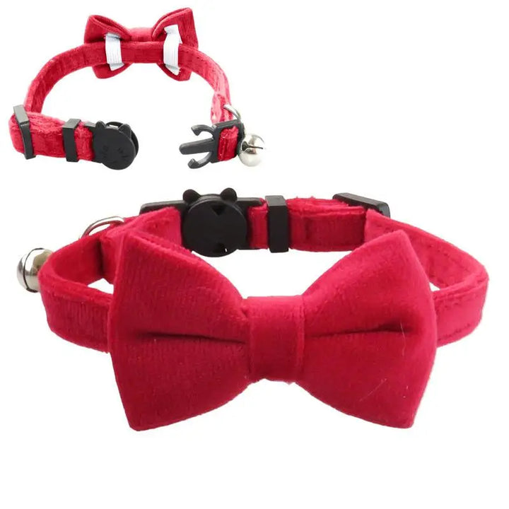 Coleira de gravata borboleta para cães e gatos: elegância discreta, amor visível, memórias preciosas