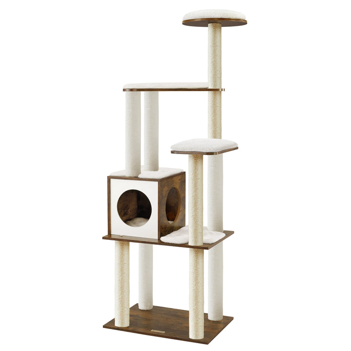 Árvore para gatos 165 cm – Refúgio vertical elegante para gatos exigentes
