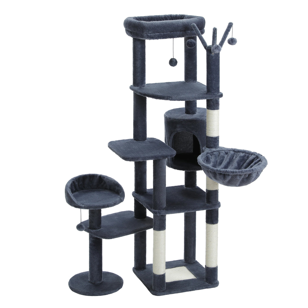 Torre para gatos XXL 175 cm – 7 níveis, redes XL e maior estabilidade