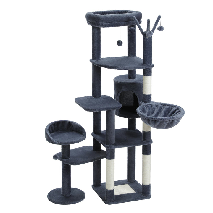 Torre para gatos XXL 175 cm – 7 níveis, redes XL e maior estabilidade