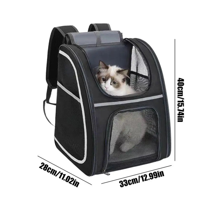 Mochila para gatos e cães pequenos: confortável, dobrável e sempre pronta para levar