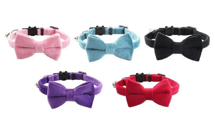 Coleira de gravata borboleta para cães e gatos: elegância discreta, amor visível, memórias preciosas