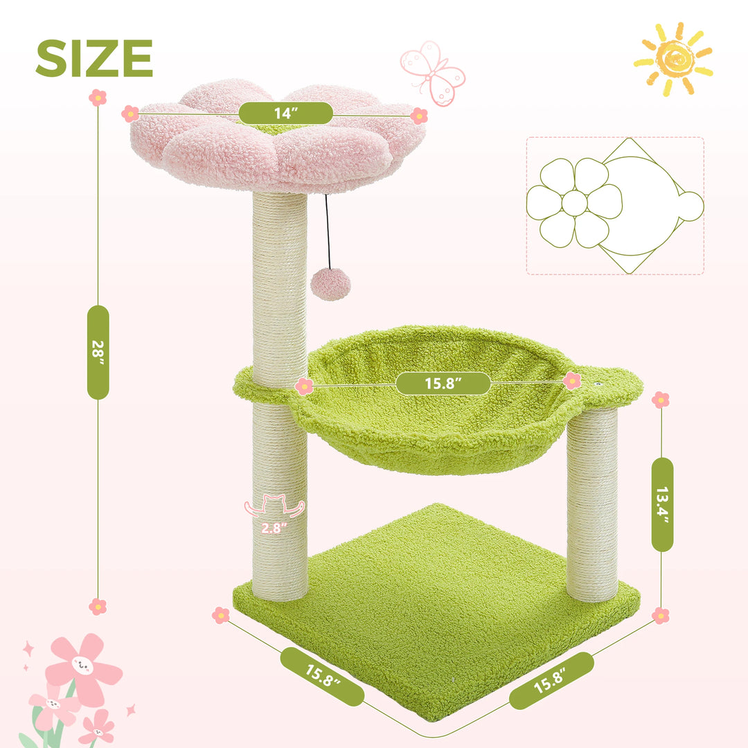 Árvore para gatos com flores: suavidade, estilo e serenidade todos os dias