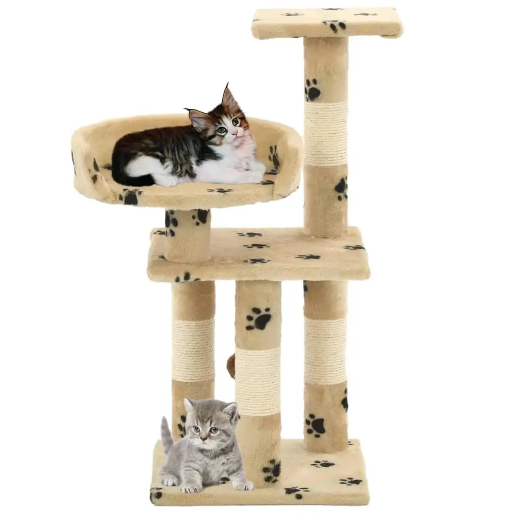 Pequena árvore para gatos 65 cm – Um casulo macio e resistente para um espaço pequeno