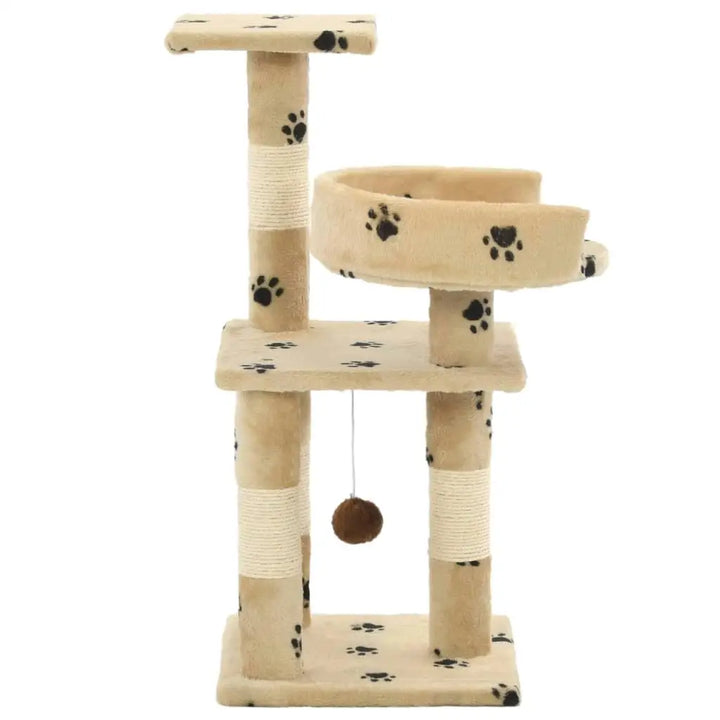 Pequena árvore para gatos 65 cm – Um casulo macio e resistente para um espaço pequeno
