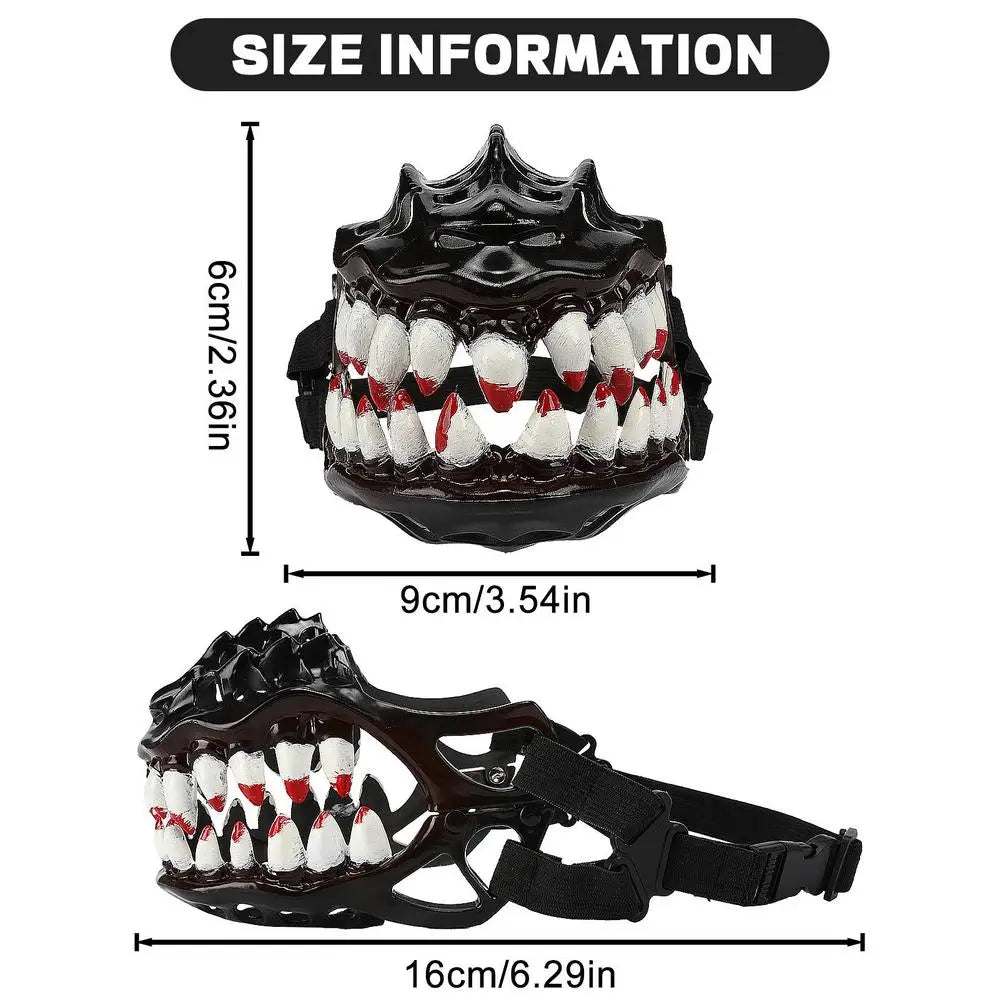 Focinheira de Halloween para Cachorro: Boca Monstruosa, Conforto Amoroso