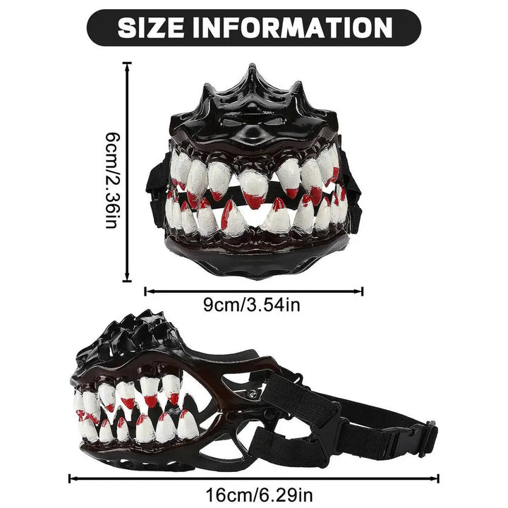 Focinheira de Halloween para Cachorro: Boca Monstruosa, Conforto Amoroso