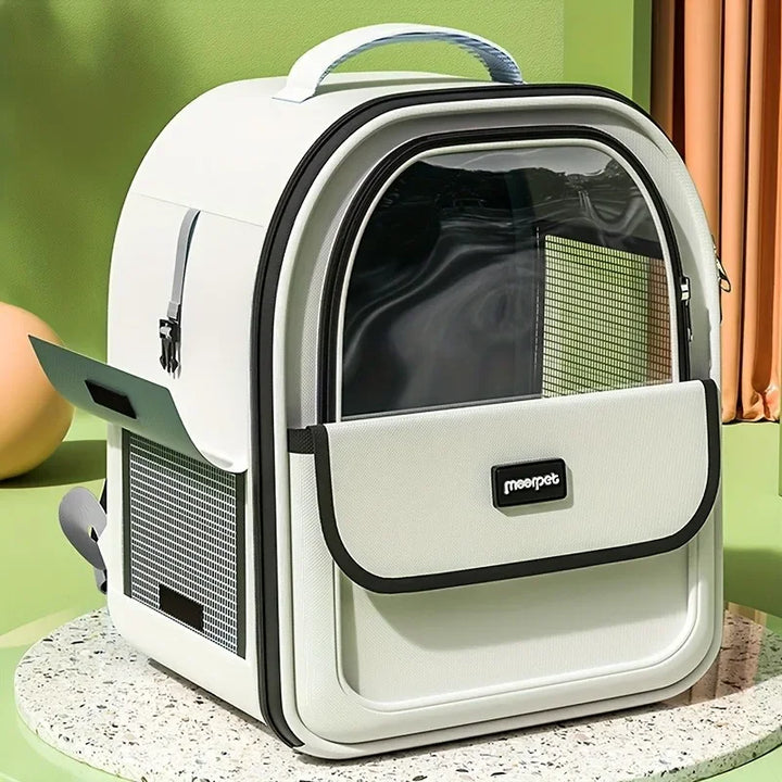 Mochila para gatos grandes e cães pequenos: um casulo de designer para viajar com total tranquilidade