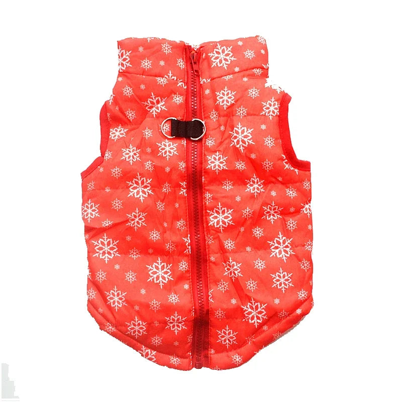 Casaco de inverno para cães pequenos – Especial de Natal, quentinho e prático