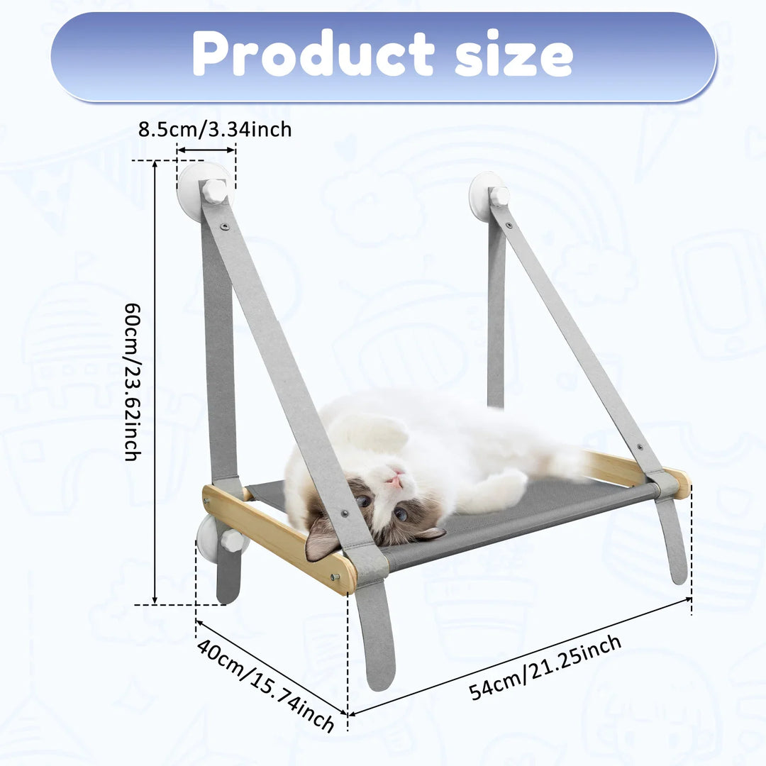Cama de rede para gatos: seu canto alto secreto
