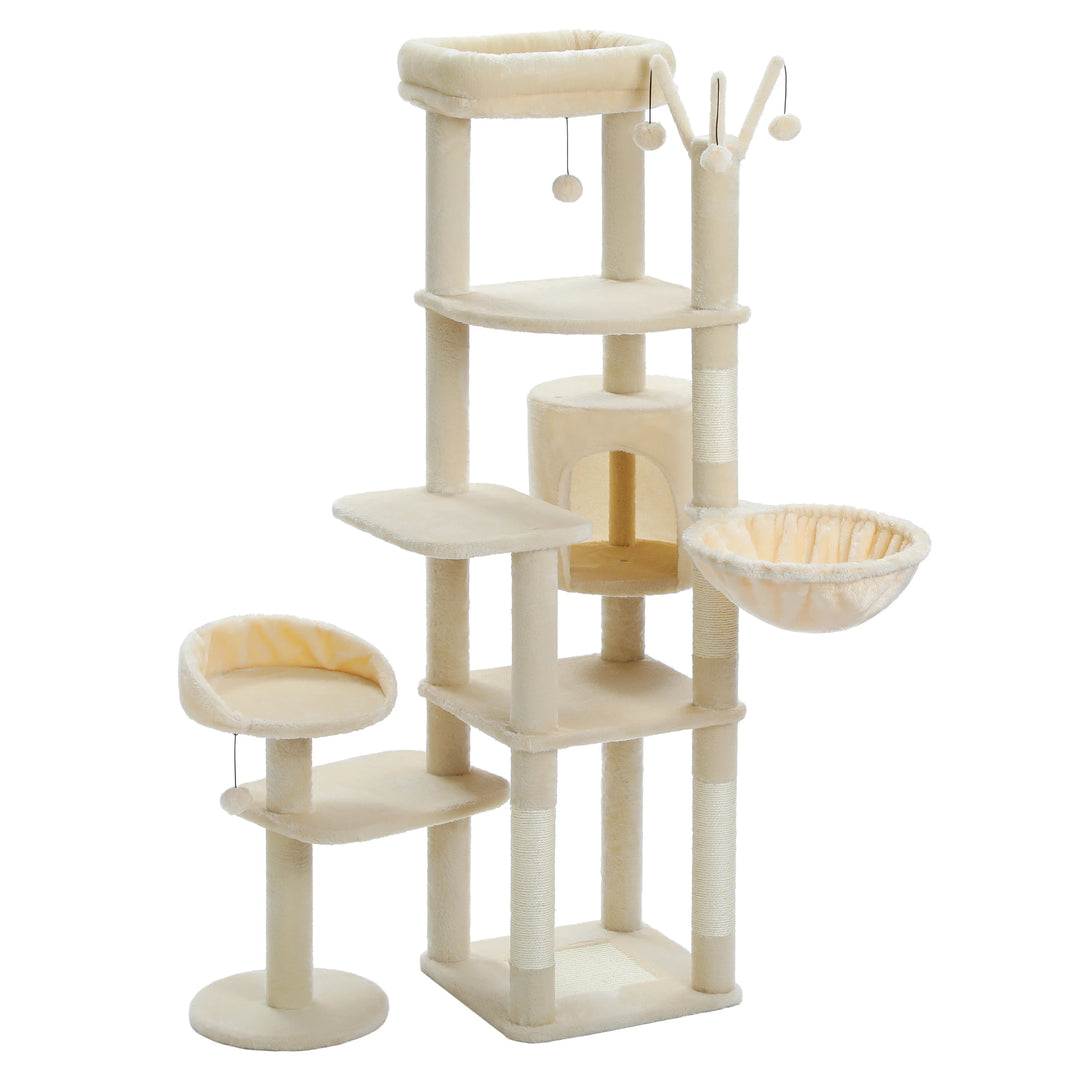 Torre para gatos XXL 175 cm – 7 níveis, redes XL e maior estabilidade