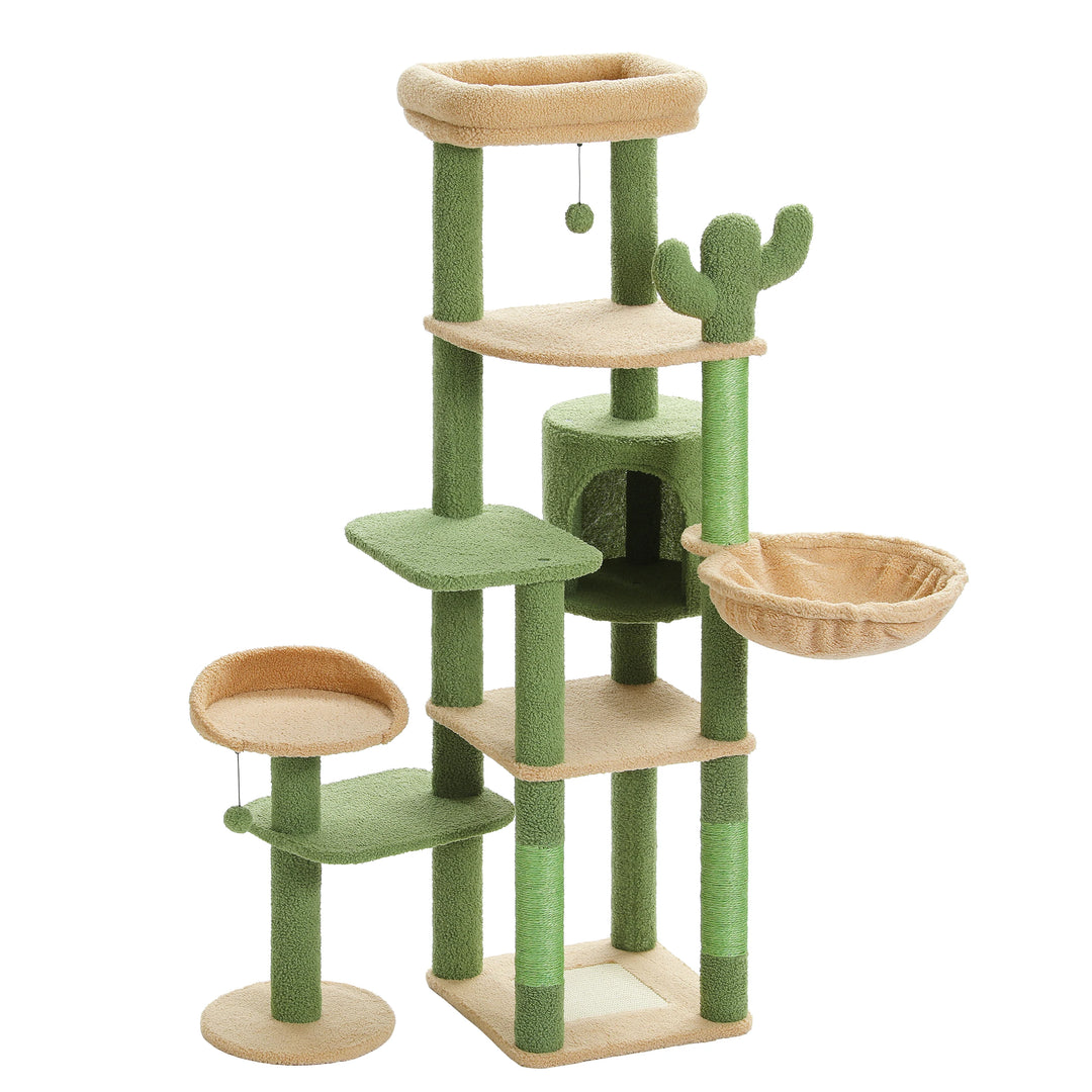 Torre para gatos XXL 175 cm – 7 níveis, redes XL e maior estabilidade