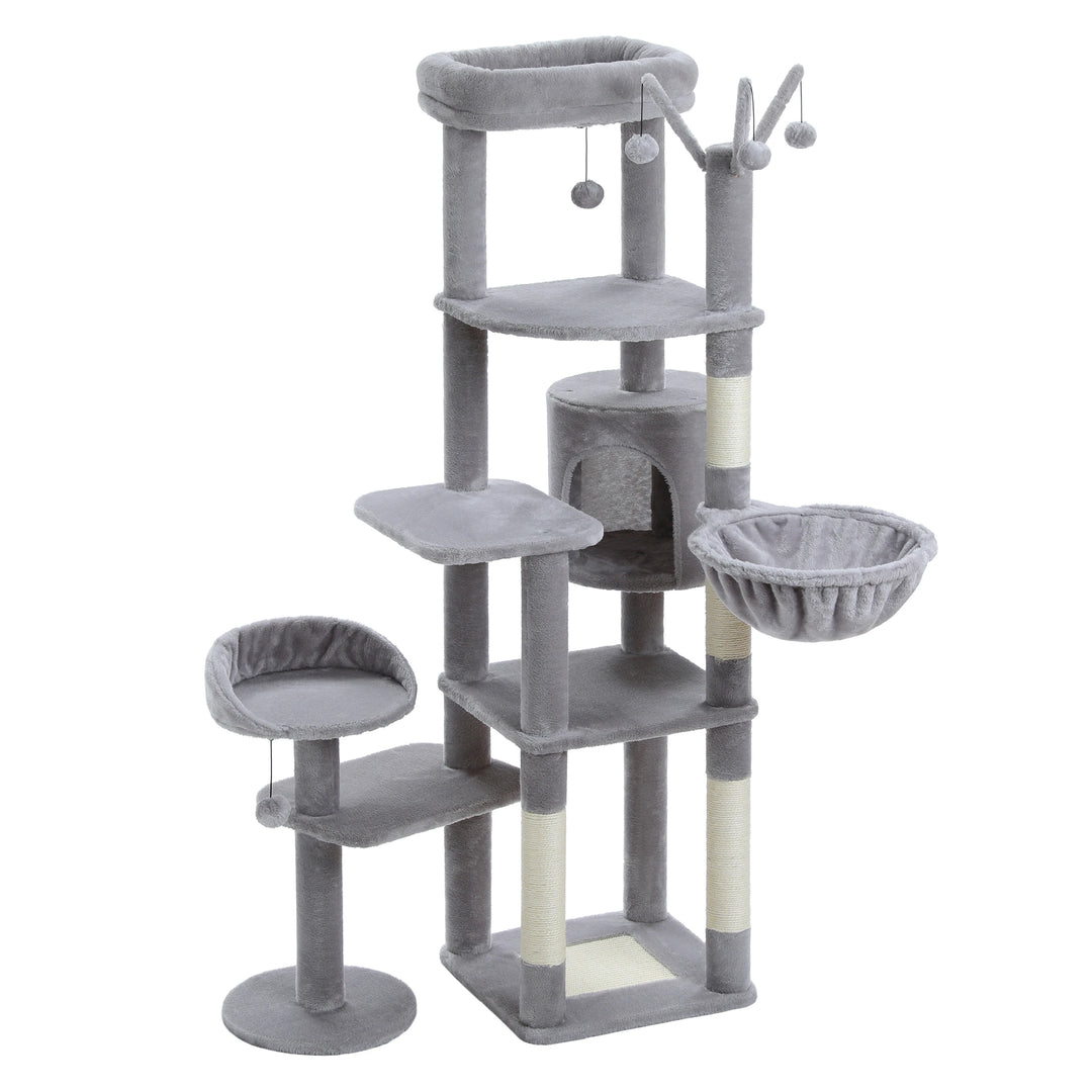 Torre para gatos XXL 175 cm – 7 níveis, redes XL e maior estabilidade