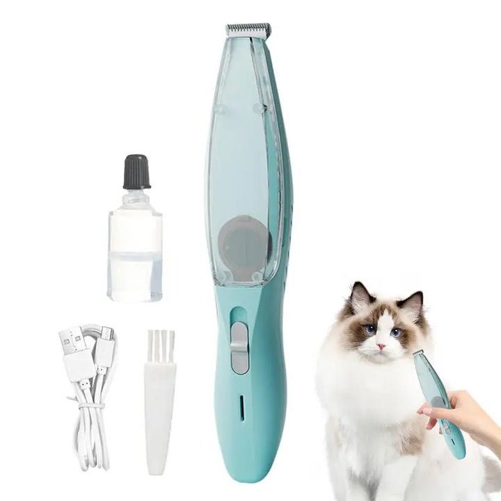 Máquina de tosa a vácuo para cães – corte limpo, sem pelos no chão