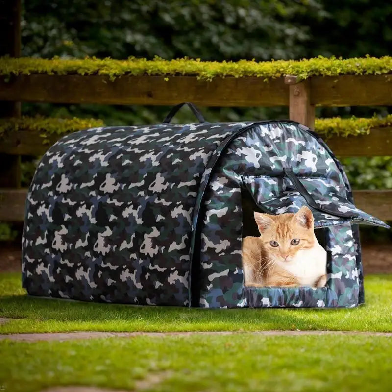 Abrigo para gatos ao ar livre – calor e proteção no inverno