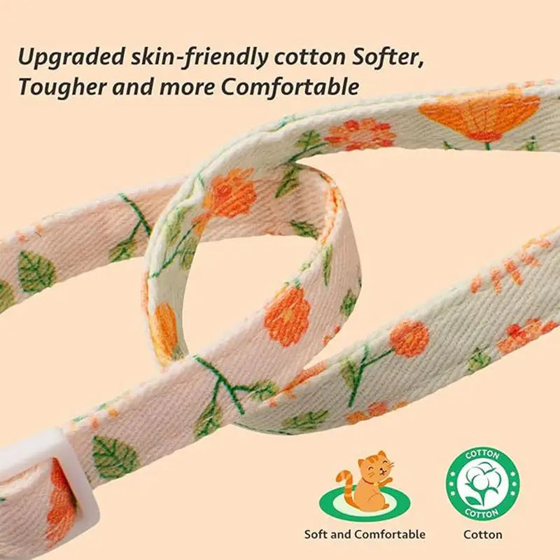Coleira floral para gatos e cães pequenos: delicada, segura e pensada como um gesto de amor