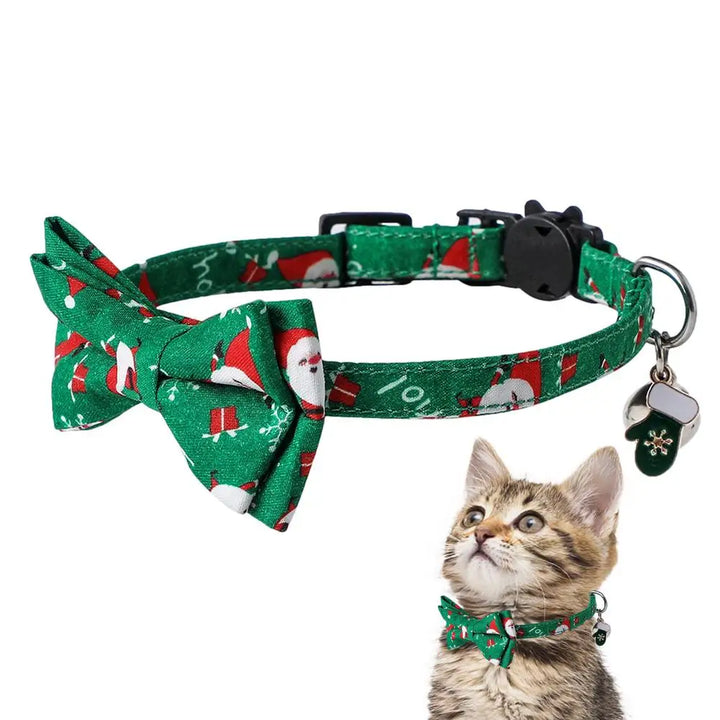 Colar de gato de Natal – Para que ele também brilhe debaixo da árvore