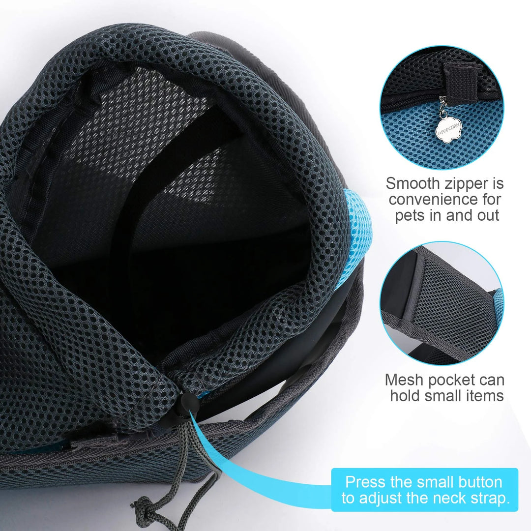 Bolsa de transporte para cães e gatos: perto de você, confortável em seu próprio mundinho
