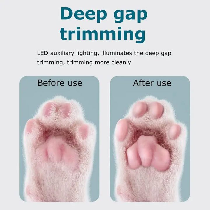 Cortadores de patas para cães e gatos: suaves, LED, sem estresse