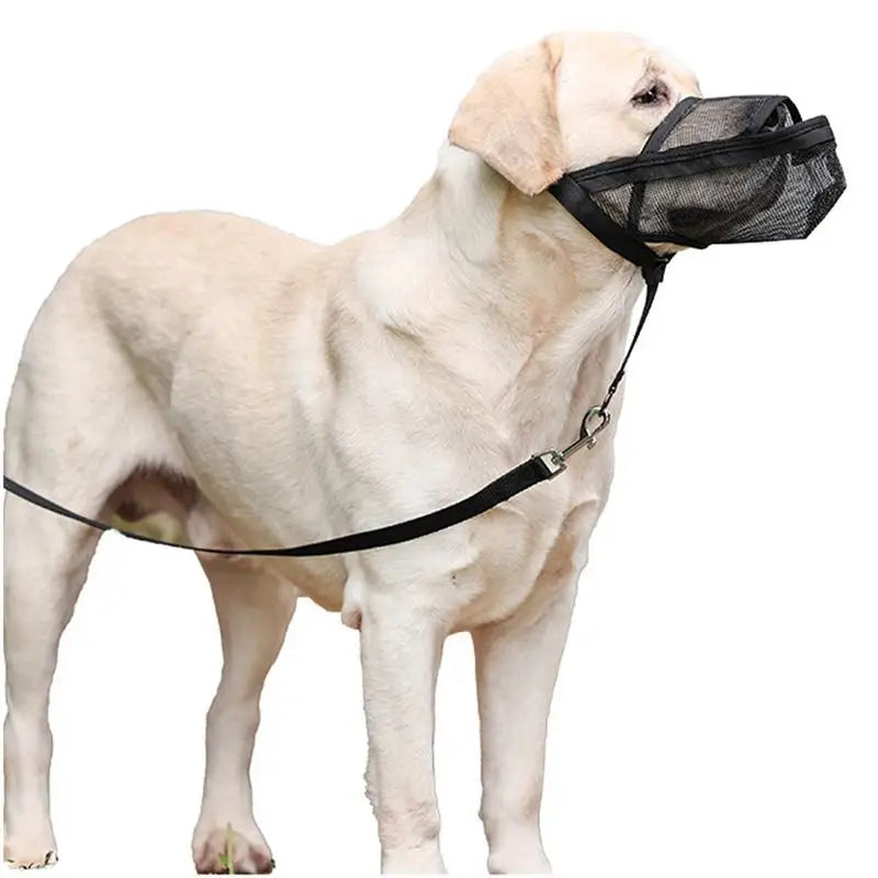 Focinheira de malha 2XL para cães: controle suave, conforto total