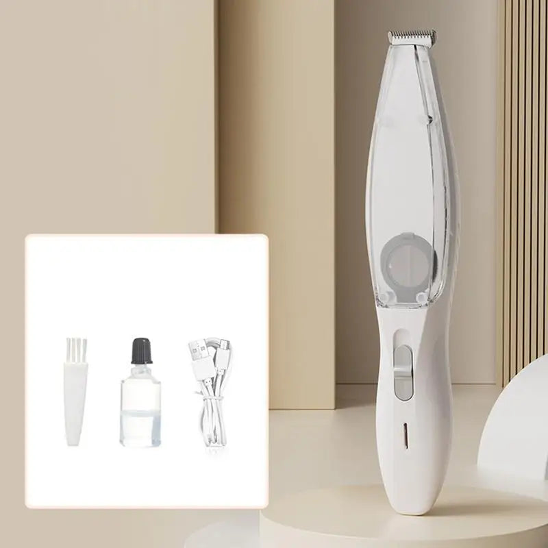 Máquina de tosa a vácuo para cães – corte limpo, sem pelos no chão