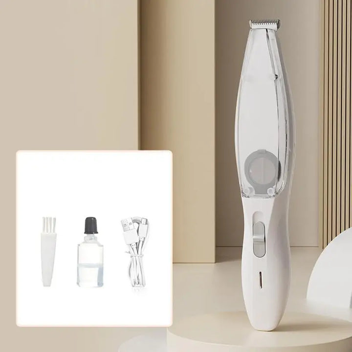 Máquina de tosa a vácuo para cães – corte limpo, sem pelos no chão