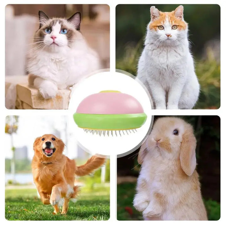 Escova macia para desembaraçar pelos de cães e gatos, para uma higiene sem estresse