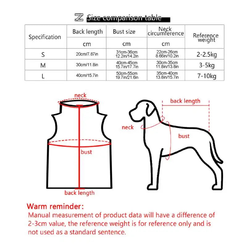 Casaco elegante de gola alta de 4 patas para cães pequenos