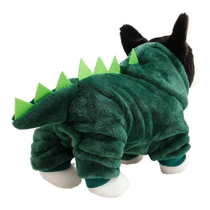 Moletom de dinossauro para cães ou gatos: calor, fofura, lembranças