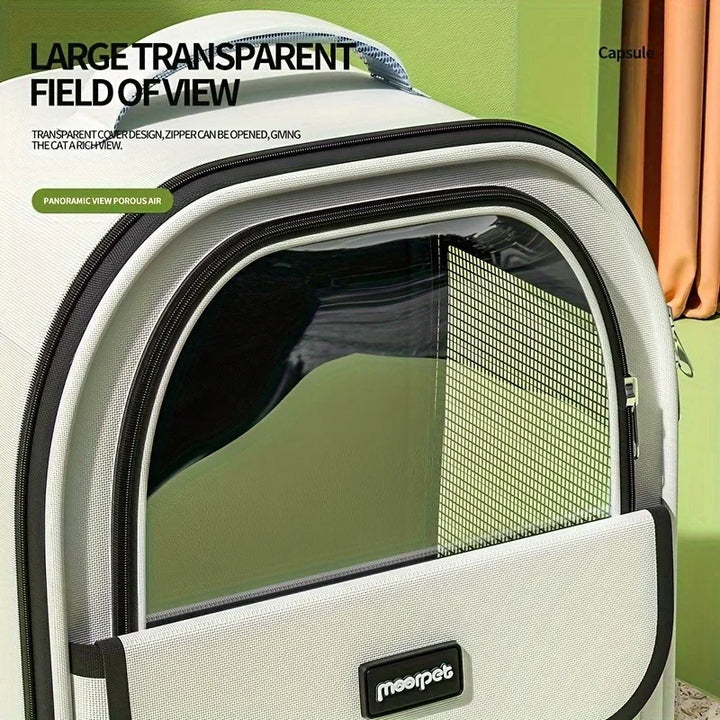 Mochila para gatos grandes e cães pequenos: um casulo de designer para viajar com total tranquilidade