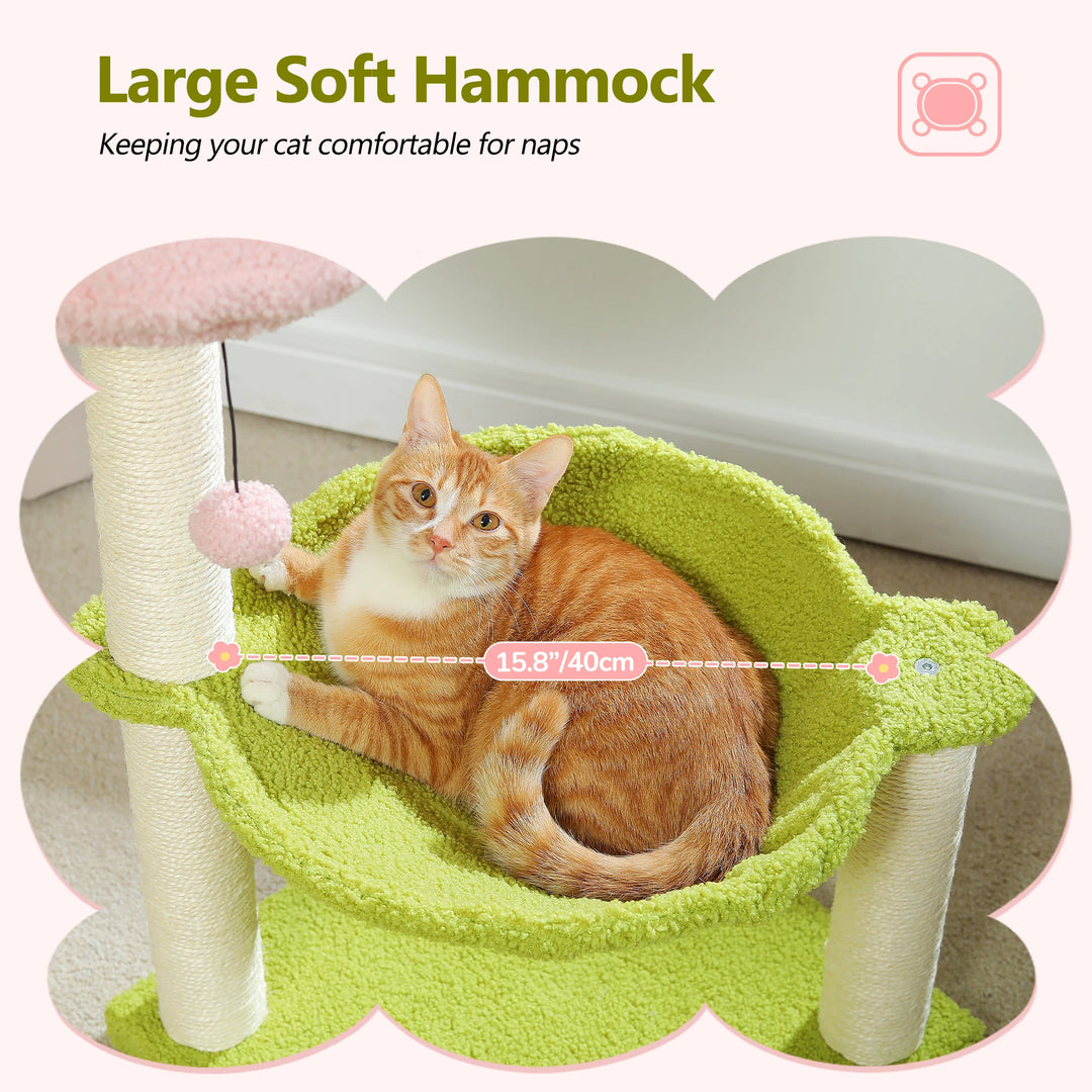 Árvore para gatos com flores: suavidade, estilo e serenidade todos os dias