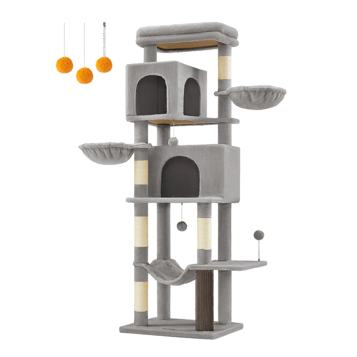 Árvore para gatos de 175 cm – Mundo vertical para gatos felizes