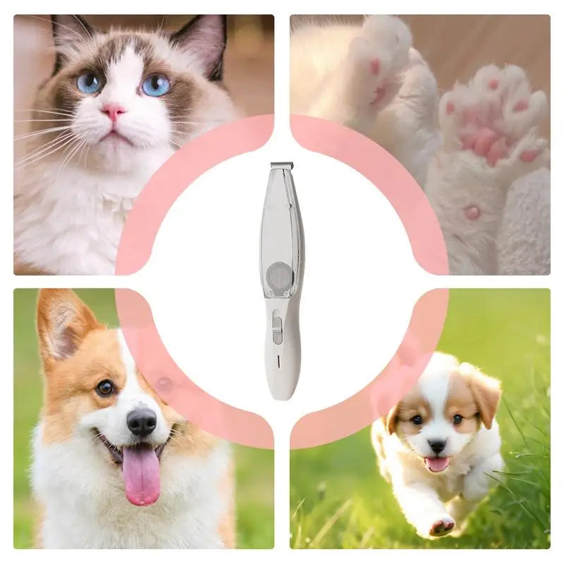 Máquina de tosa a vácuo para cães – corte limpo, sem pelos no chão