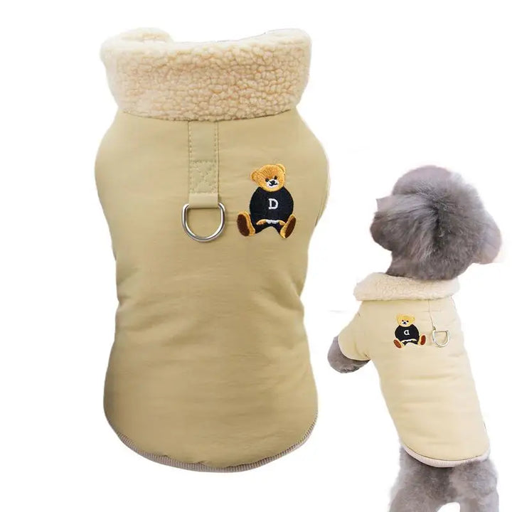 Pelagem macia e quente para cães pequenos e elegantes