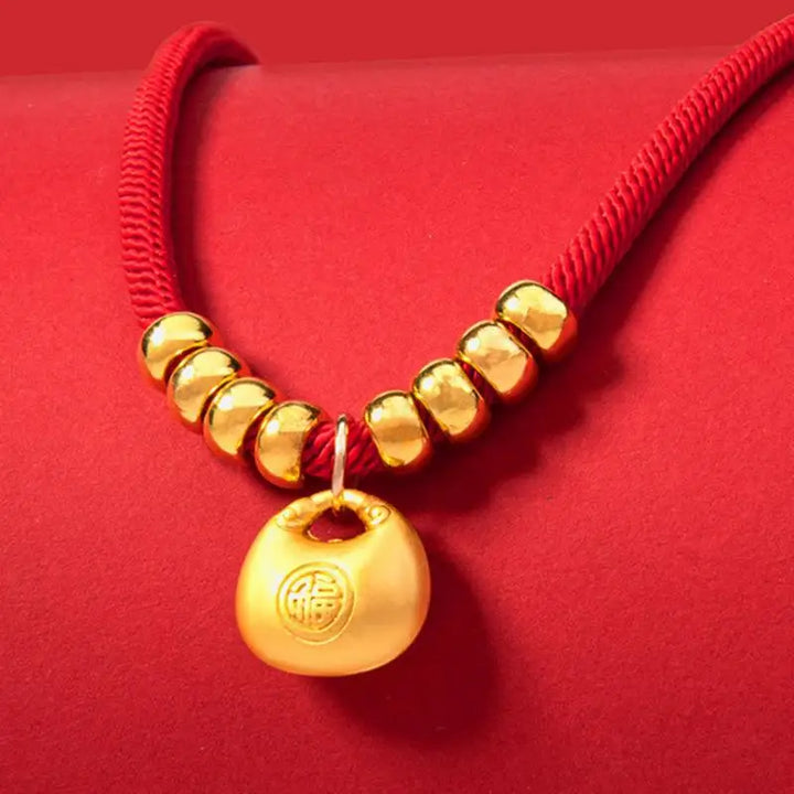 Colar de Ano Novo para cães e gatos: lingote de ouro, lembrança única, mensagem de amor