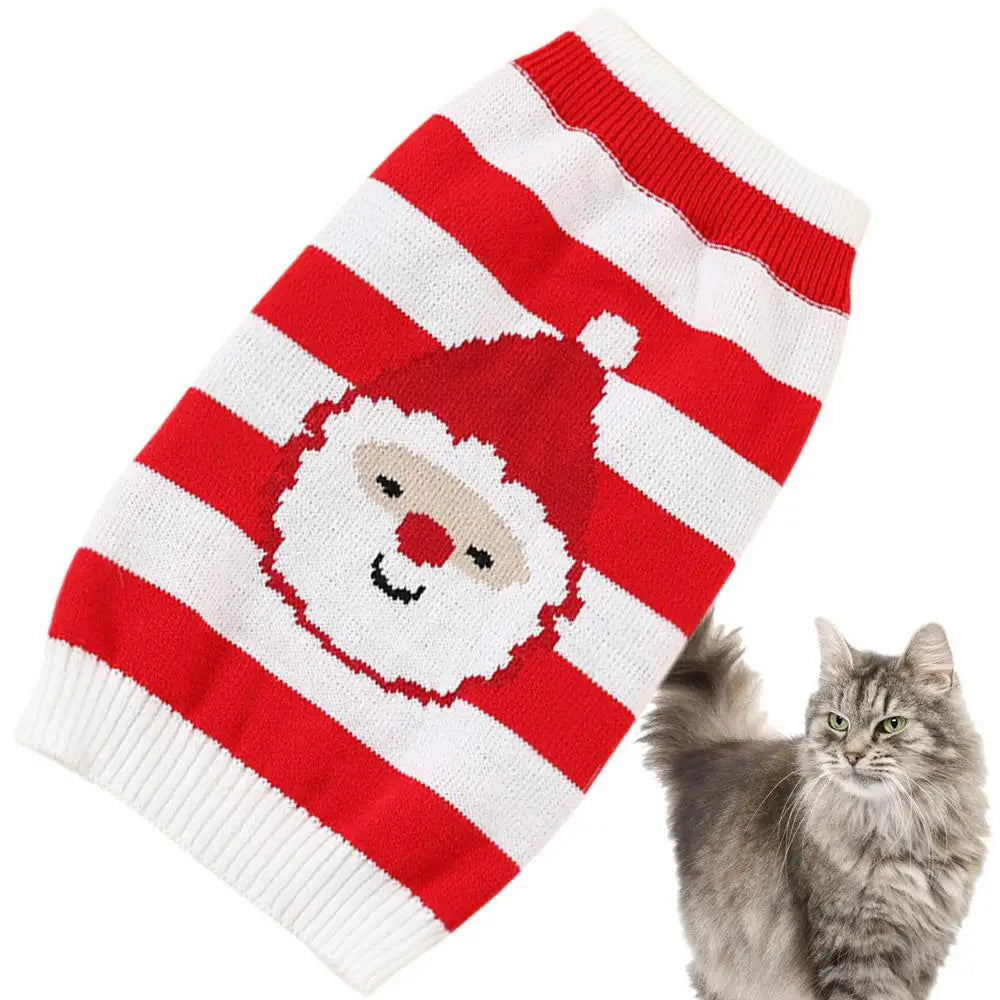 Suéter de Natal macio, quente e carinhoso para cães ou gatos