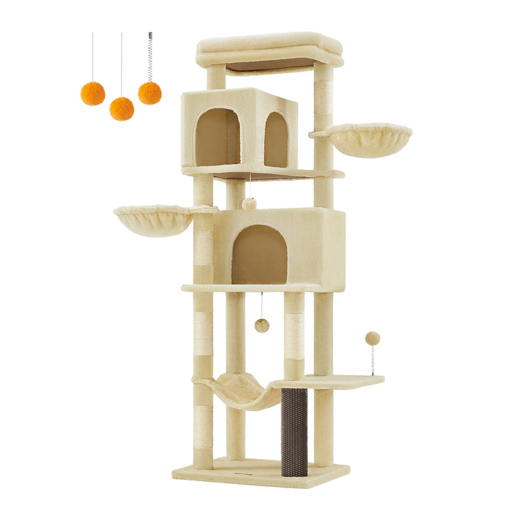 Árvore para gatos de 175 cm – Mundo vertical para gatos felizes