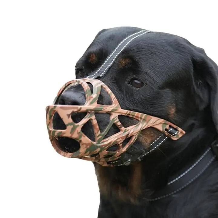 Focinheira vazada para cães grandes, conforto e controle