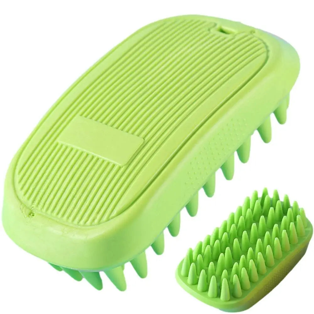 Escova de banho antiderrapante para cães: massagem relaxante e pegada segura