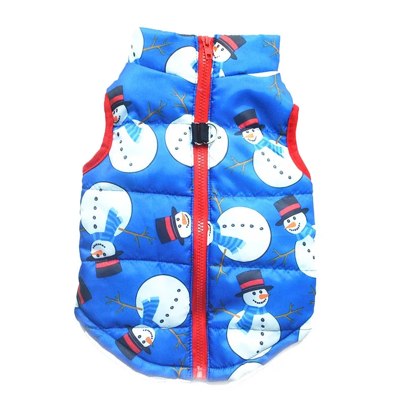 Casaco de inverno para cães pequenos – Especial de Natal, quentinho e prático