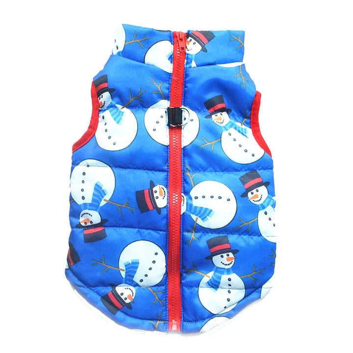 Casaco de inverno para cães pequenos – Especial de Natal, quentinho e prático