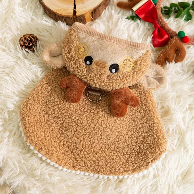 Fantasia de cachorro de Natal: suave, mágica, inesquecível
