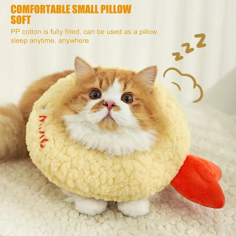 Coleira pós-operatória para gatos: maciez, conforto e proteção