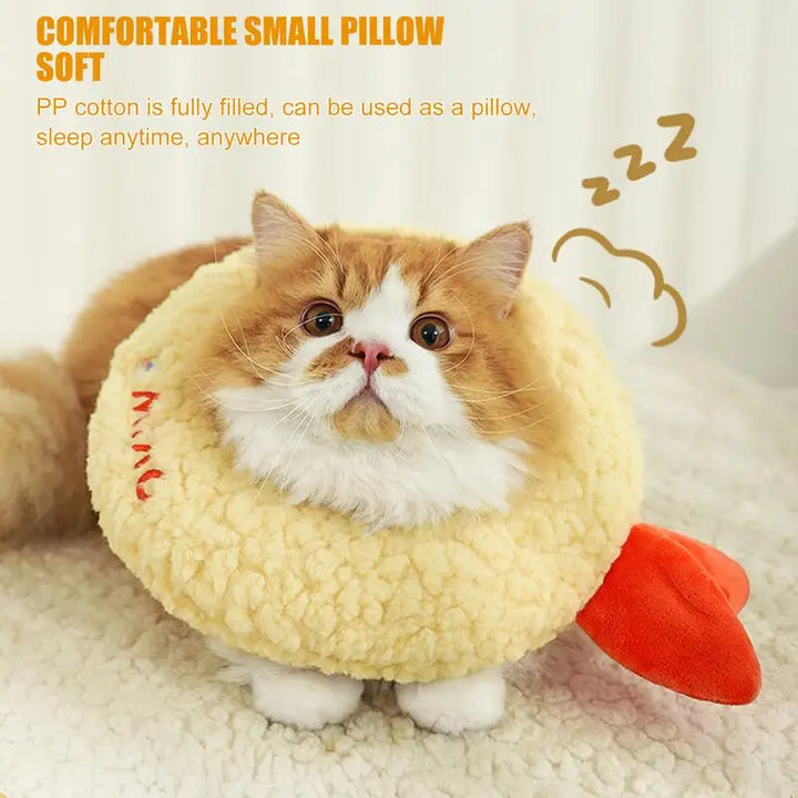 Coleira pós-operatória para gatos: maciez, conforto e proteção