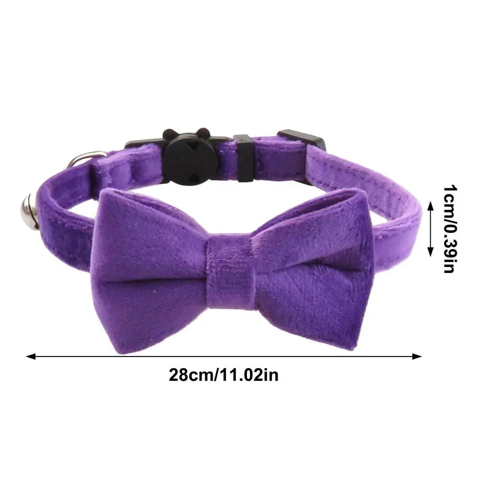 Coleira de gravata borboleta para cães e gatos: elegância discreta, amor visível, memórias preciosas
