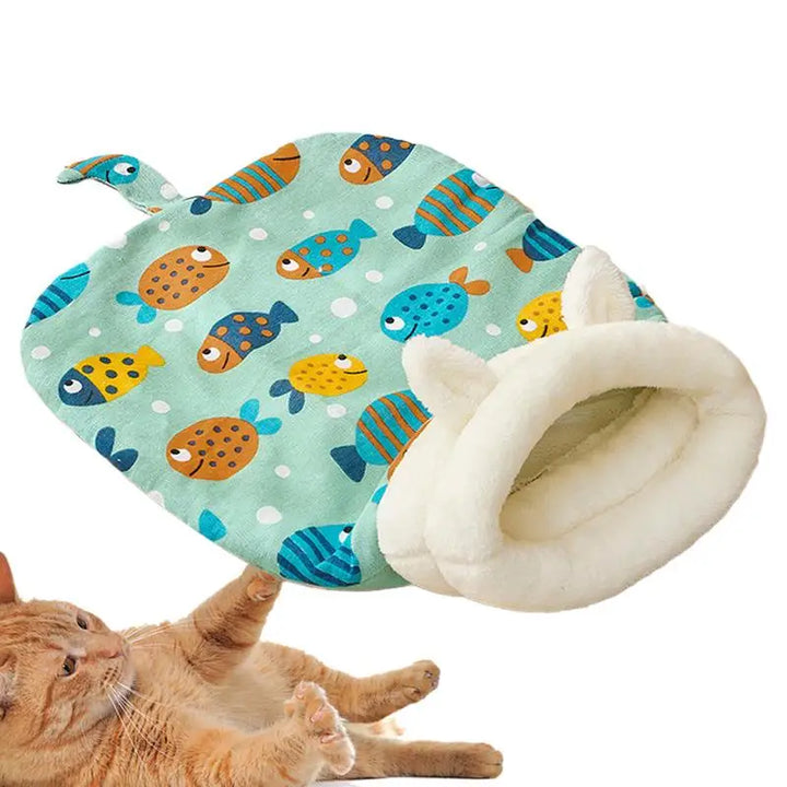 Saco de dormir para gatos: o abrigo macio que acalma o coração deles