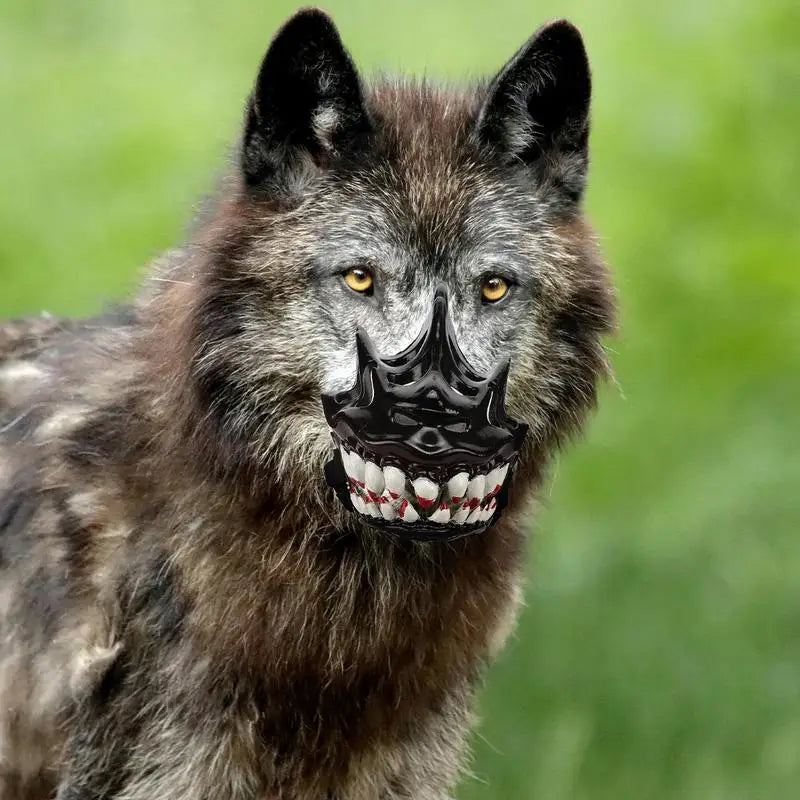 Focinheira de Halloween para Cachorro: Boca Monstruosa, Conforto Amoroso