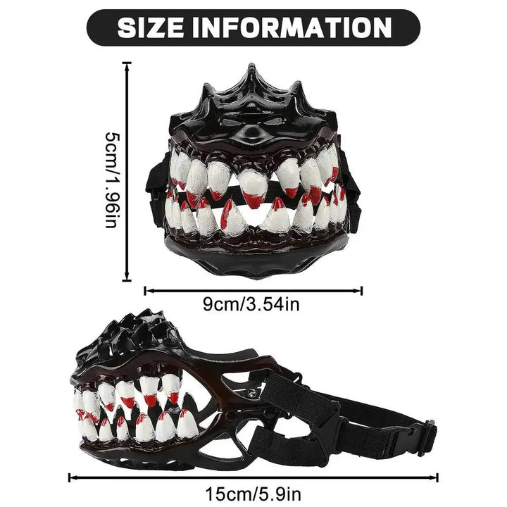 Focinheira de Halloween para Cachorro: Boca Monstruosa, Conforto Amoroso
